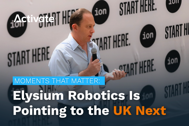 Moments that Matter: Elysium Robotics Is Pointing to the UK Next
